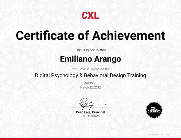 Digital Psychology & Behavioral Design Training