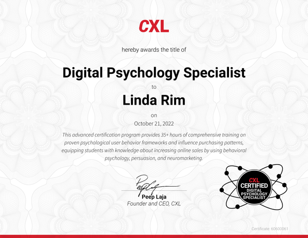 Digital Psychology & Persuasion
