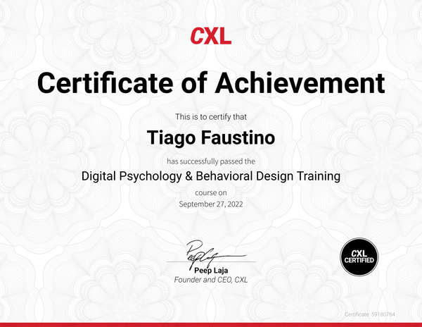 Digital Psychology & Behavioral Design Training