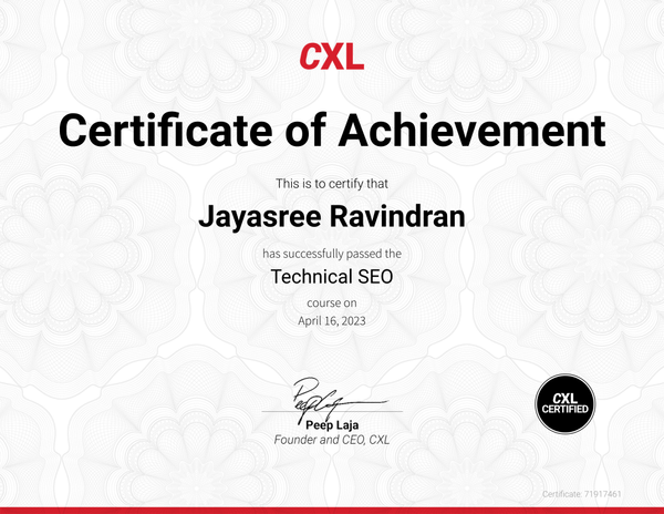Technical SEO – 2019