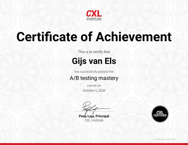 A/B Testing Mastery