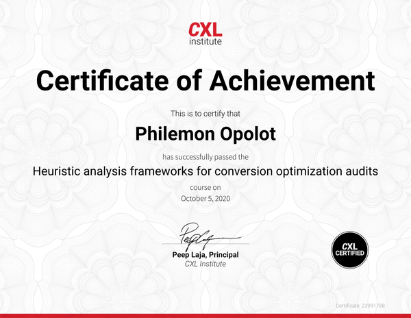 Heuristic analysis frameworks for CRO – 2017
