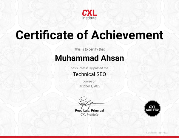 Technical SEO – 2019